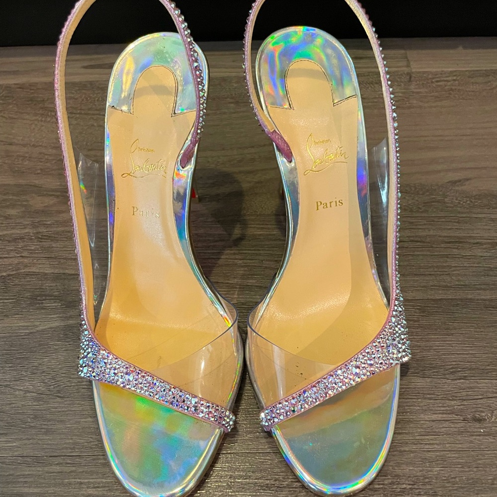 Christian Louboutin - 38.5 (8.5) “Cinderella” Wedding or Special Occasion Shoes